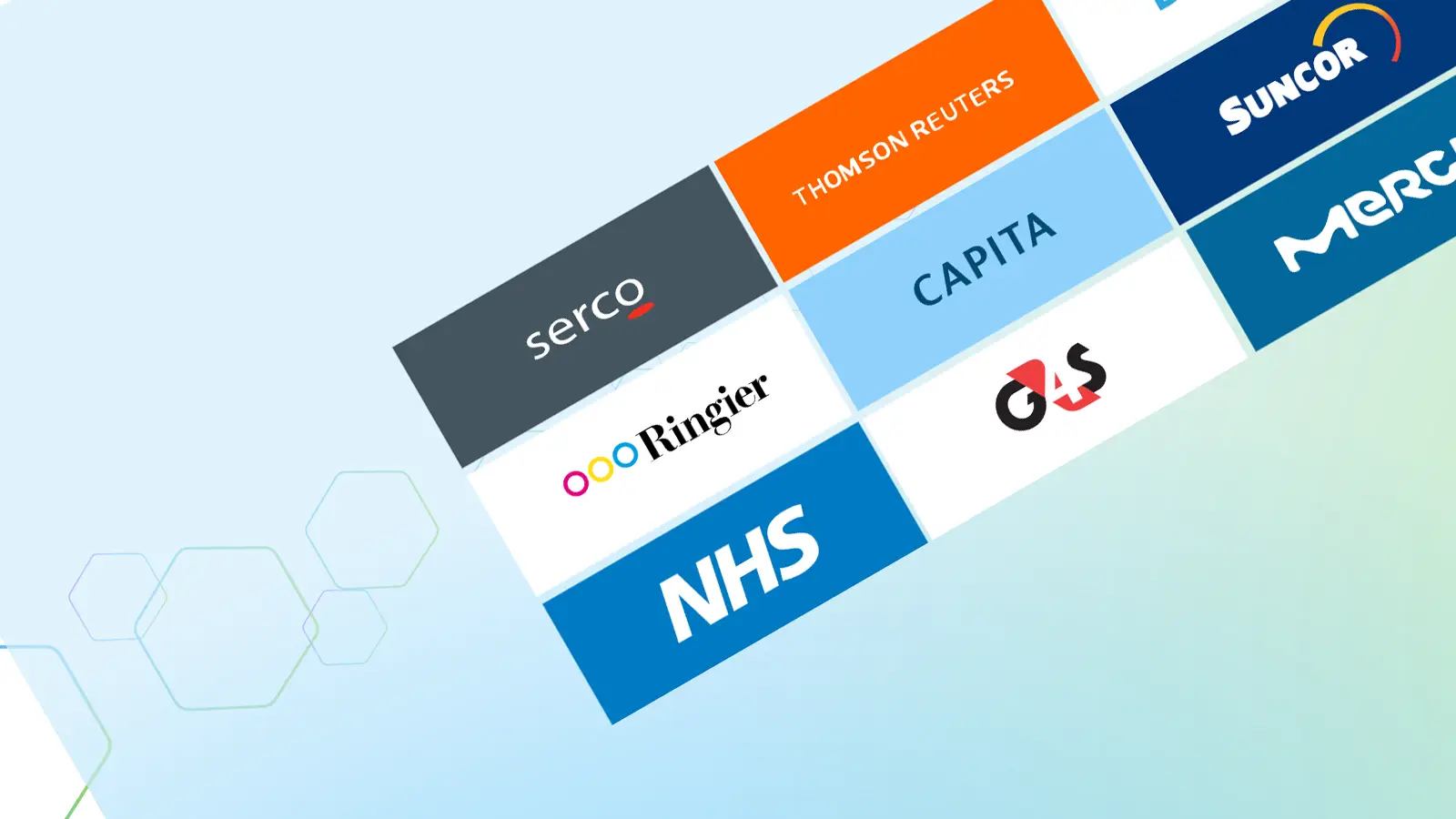 a list of SimpleKPI customer logos